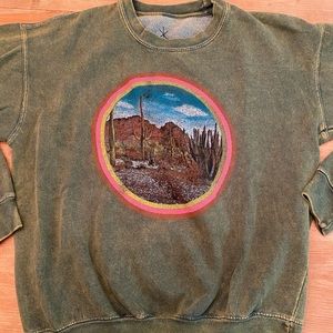 Vintage Wash Life Clothing Co. Desert Sweatshirt Size L